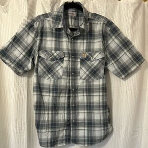 Carhartt snap shirt